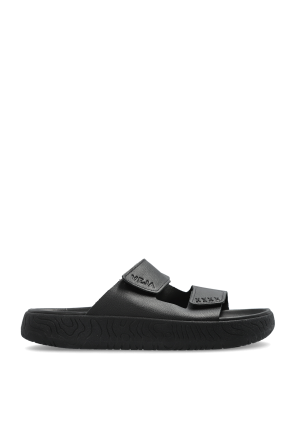 Alexander Wang ロゴストラップ スリッポン スライド Alexander Wang AW Logo Platform Slides | Saks Fifth Avenue